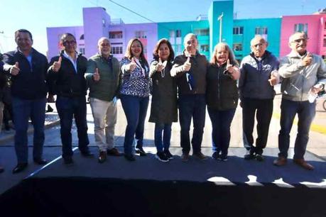 Con regeneración vial y pintura en unidades habitacionales, Enrique Galindo cambia la imagen de la colonia FOVISSSTE Con regeneración vial y pintura en unidades habitacionales, Enrique Galindo cambia la imagen de la colonia FOVISSSTE