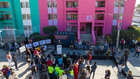 Con regeneración vial y pintura en unidades habitacionales, Enrique Galindo cambia la imagen de la colonia FOVISSSTE