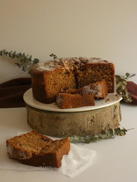 Pastel con crema de almendra Pastel con crema de almendra