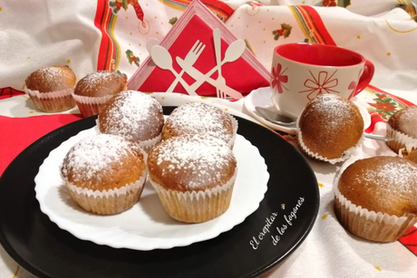 MAGDALENAS DE TURRÓN EN FREIDORA DE AIRE