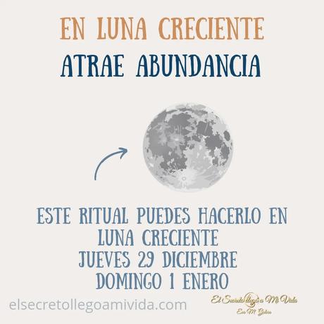 Ritual Luna Creciente