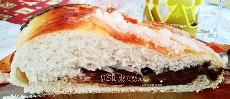 ROSCÓN DE REYES RELLENO DE CHOCOLATE A LA TAZA CON NARANJA Y JENGIBRE {ROSCÓN DE REYES 2023}