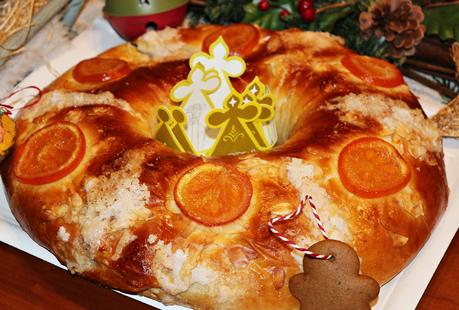 ROSCÓN DE REYES RELLENO DE CHOCOLATE A LA TAZA CON NARANJA Y JENGIBRE {ROSCÓN DE REYES 2023}