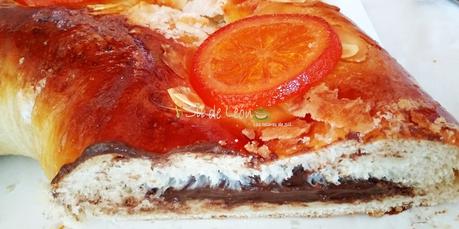 ROSCÓN DE REYES RELLENO DE CHOCOLATE A LA TAZA CON NARANJA Y JENGIBRE {ROSCÓN DE REYES 2023}