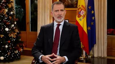 El rey Felipe VI, su último mensaje de Navidad, los cachorros de nuestra monarquía y el adiós al 2022.