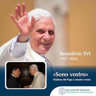 «SONO VOSTRO» (SOY DE USTEDES, de la FTPCL, dijo Benedicto XVI). P. Pedro HIdalgo