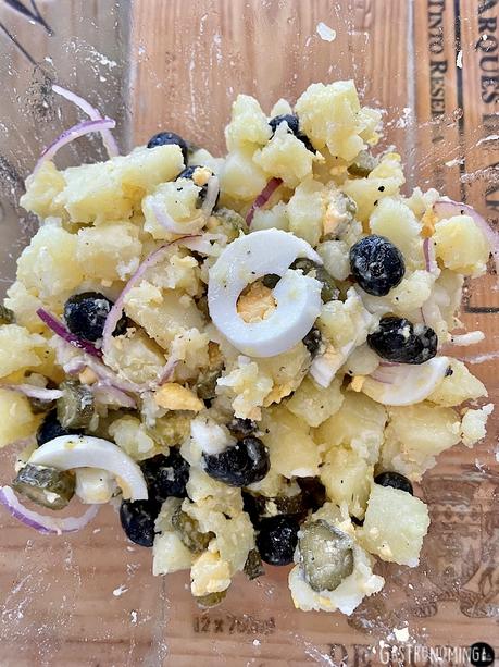 Salată orientală o Ensalada oriental, la ensalada rumana de patata