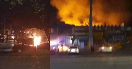 (video) Se registra noche de incendios en la zona metropolitana de SLP
