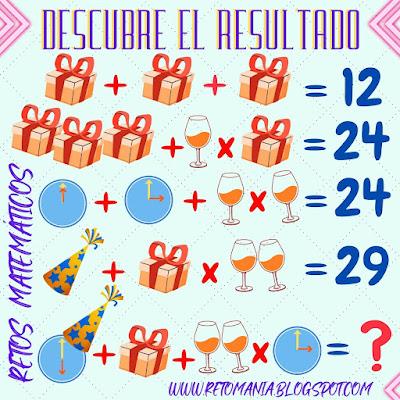 RETOS MATEMÁTICOS - AÑO NUEVO RETOS MATEMÁTICOS - AÑO NUEVO