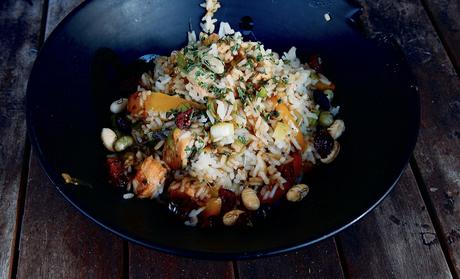 POKE DE ARROZ CON SALMÓN AGRIDULCE