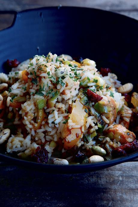 POKE DE ARROZ CON SALMÓN AGRIDULCE
