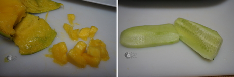 Ensalada de aguacate y mango