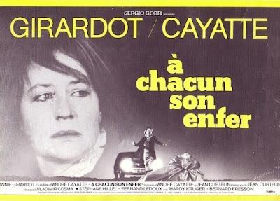 CADA UNO CON SU INFIERNO (À CHACUN SON ENFER) (Francia, Alemania del Oeste; 1977) Intriga, Policíaco, Drama