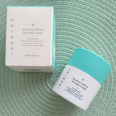 crema de azafrán de Oceanía Rutina facial día y noche con Koconoi 05