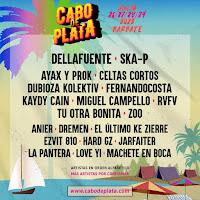 Confirmaciones Festival Cabo de Plata 2023