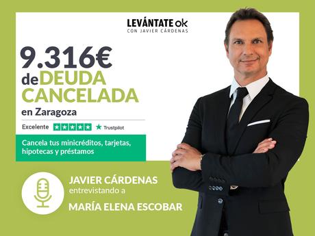 Cárdenas entrevista a una mujer de Zaragoza (Aragón) que ha cancelado 9.316 € con Repara tu Deuda Abogados