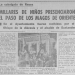 1969:millares de niños presenciaron el paso de los magos de oriente