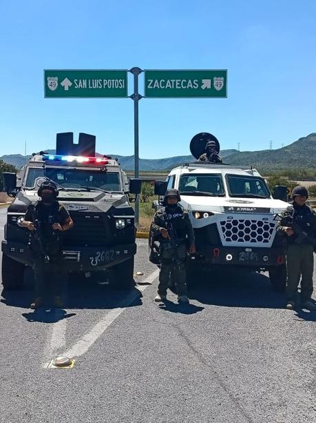 Refuerzan fronteras de SLP con 350 elementos de la Guardia Civil Estatal