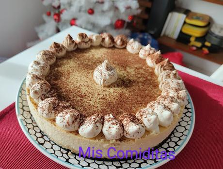 TARTA DE MASCARPONE Y CREMA DE TURRÓN