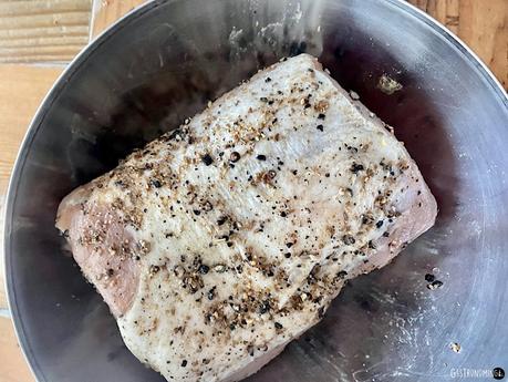 Lomo de cerdo con especias a la sal