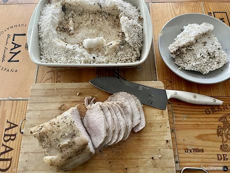 Lomo de cerdo con especias a la sal Lomo de cerdo con especias a la sal