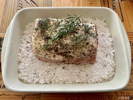 Lomo de cerdo con especias a la sal Lomo de cerdo con especias a la sal