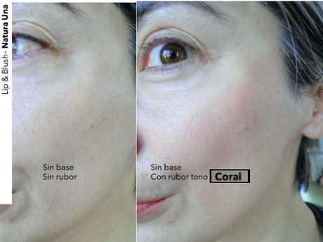 natura una lip & Blush tono coral