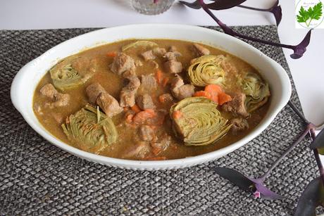 Estofado de Cerdo con Alcachofas