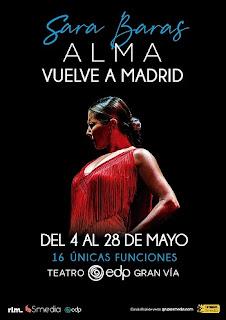 SARA BARAS VUELVE A MADRID CON SU ESPECTÁCULO ‘ALMA'
