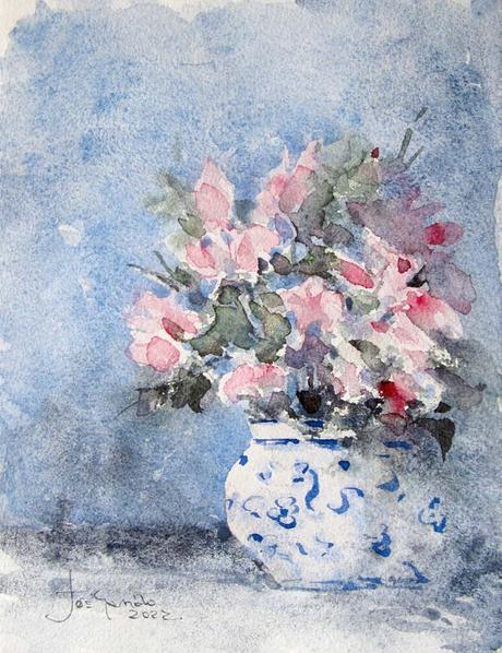 Flores y árboles. Paleta, colores, mezclas y texturas