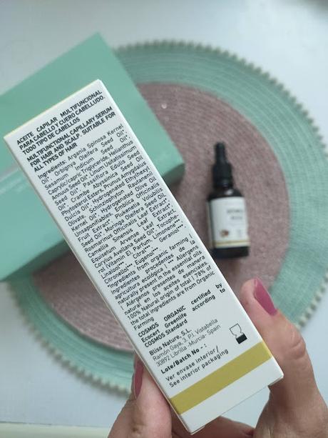 ingredientes Aceite capilar BOTANICAL RESCUE de Alma Secret 03