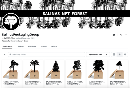 Salinas Packaging Group crea una colección de NFTs que une sostenibilidad y tecnología blockchain
