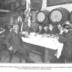 1915:Belmonte almorzando con unos amigos tras un percance sin consecuencias en la Plaza de Cuatro Caminos