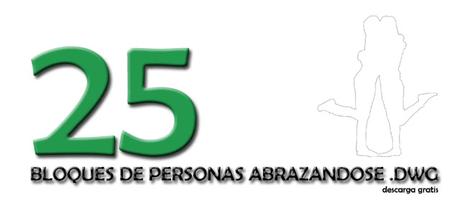 Archivo 25. Bloques de siluetas de personas abrazándose