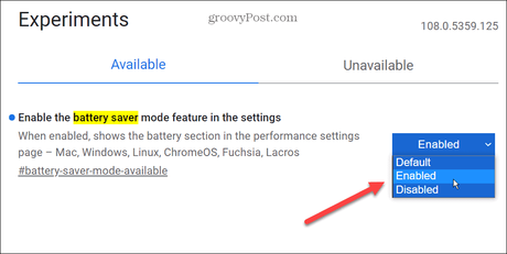 Cómo activar el modo de ahorro de batería en Google Chrome Activar el modo de ahorro de batería en Google Chrome