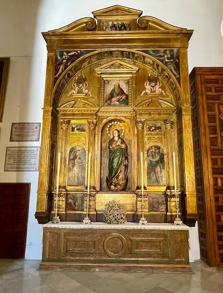 La Iglesia de San Andrés (9): retablo de la Purísima.
