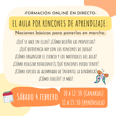 WEBINAR ''EL AULA POR RINCONES DE APRENDIZAJE''