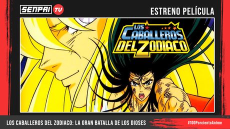 Chile: SenpaiTV transmitirá películas inéditas de «Los Caballeros Del Zodiaco» cdz 2