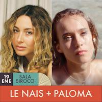 Concierto de Le Nais y Paloma en Siroco dentro del Inverfest
