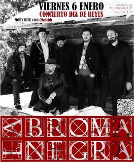 DMR cubrirá el concierto en Madrid de La Broma Negra (06-01-2023)