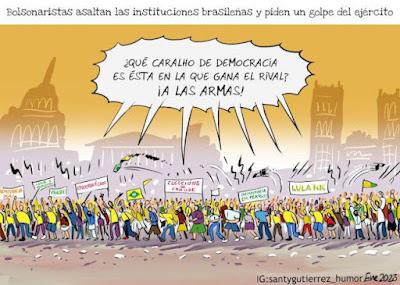 Lula paró el primer golpe, en Brasilia… Y sus repercusiones en España. Lula paró el primer golpe, en Brasilia… Y sus repercusiones en España.