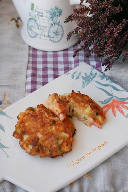 Tortitas de tomate El Ágora de Ángeles