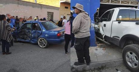 Camioneta choca contra domicilio en la San Luis rey: 5 lesionados