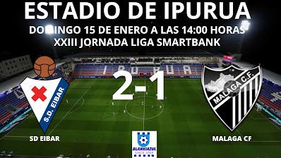 SD EIBAR 2-1 MALAGA CF SD EIBAR 2-1 MALAGA CF