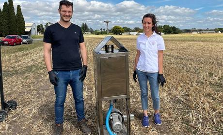 Becario del Conicet construyó un detector de pesticidas en el aire