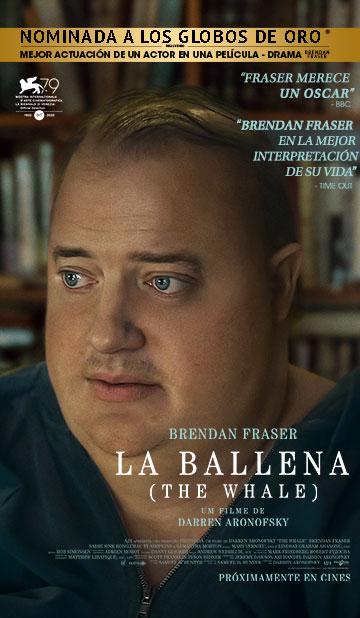 Se reveló la fecha de estreno en cines de «La Ballena» con Brendan Fraser LABALLENA