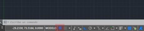 Mostrar/ocultar cuadriculada del espacio de trabajo en Autocad