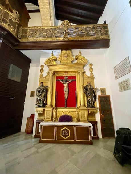 La Iglesia de San Andrés (11): retablo del Cristo de la Buena Muerte.