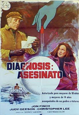 AUTOPSIA DE UN ASESINATO (DIAGNOSIS: ASESINATO) (DIAGNOSIS: MURDER) (Gran Bretaña, 1974) Policíaco, Intriga, Suspense AUTOPSIA DE UN ASESINATO (DIAGNOSIS: ASESINATO) (DIAGNOSIS: MURDER) (Gran Bretaña, 1974) Policíaco, Intriga, Suspense