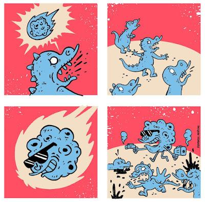 El fin de los dinosaurios por Fernando Martins El fin de los dinosaurios por Fernando Martins